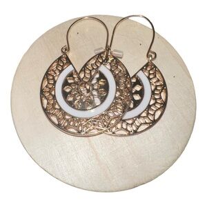 Boho Gold Hoop Earrings